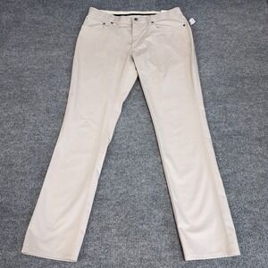 Brooks Brothers Pants Mens 34x32 Khaki Advantage Chino Cotton Stretch Mid Rise
